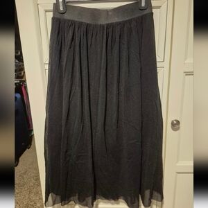 New York & Company Black A-Line Skirt